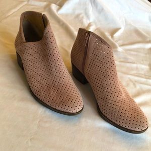 Lucky Brand Suede Ankle Booties Size 8M